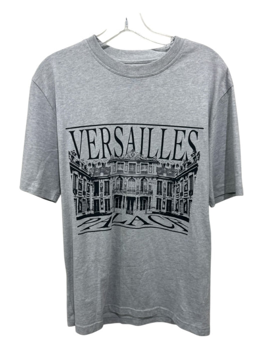 Palace Size S Gray Cotton logo T shirt Crew Men's Short Sleeve Gray / S
