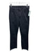 Mother Size 27 Black Cotton Blend Denim Flare Raw Hem Cropped Jeans Black / 27