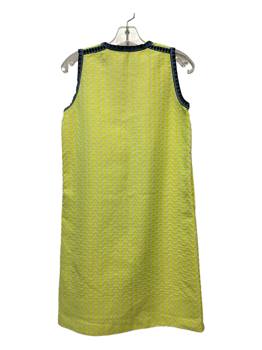 J. Crew Size 00 Yellow & Blue Cotton Sleeveless Dress Yellow & Blue / 00