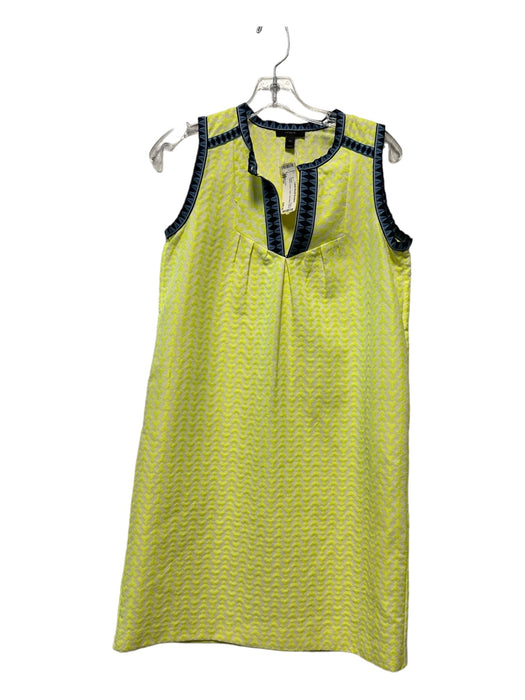 J. Crew Size 00 Yellow & Blue Cotton Sleeveless Dress Yellow & Blue / 00