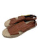 Rebecca Minkoff Shoe Size 8.5 Brown & Beige Leather Woven Open Toe Sandals Brown & Beige / 8.5