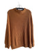 Cupcakes & Cashmere Size L Burnt Orange Cotton Round Neck Long Sleeve Sweater Burnt Orange / L