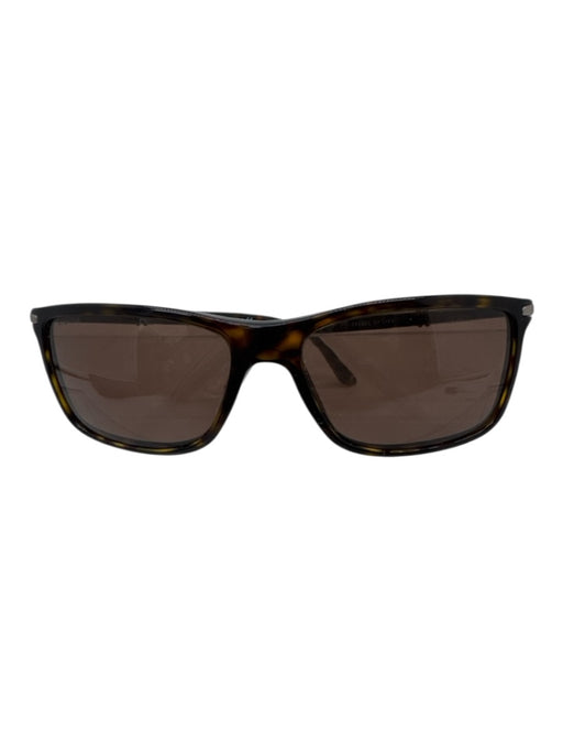 Armani Brown & Tan Plastic Tortoise Men's Sunglasses Brown & Tan