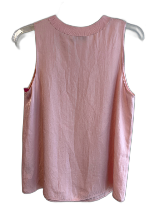 Vince Size Medium Pale Pink Triacetate Sleeveless Crew Neck Top Pale Pink / Medium