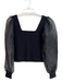 House of Harlow 1960 Size Small Black Viscose Square Neck & Back Top Black / Small