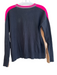 Lisa Todd Size Medium Brown, pink & black Cotton & Cashmere Long Sleeve Cardigan Brown, pink & black / Medium