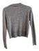 Rachel Zoe Size Medium Gray Cashmere V Neck Long Sleeve Heathered Sweater Gray / Medium