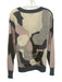 Skull Cashmere Size M Grey, Pink & Cream Cashmere V Neck Long Sleeve Sweater Grey, Pink & Cream / M