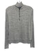 Rag & Bone Size XS Grey Rayon Blend Heathered Button Back Longline Mock Neck Top Grey / XS