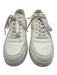 Vince Shoe Size 8.5 Off White Leather Lace Up Platform Round Toe Shoes Off White / 8.5