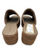 Free People Shoe Size 38.5 Brown Leather Slip On Open Toe Platform Sandals Brown / 38.5