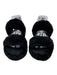 Ugg Shoe Size 8 Black Synthetic Faux Fur Slingback Open Toe Sandals Black / 8