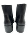 Steve Madden Shoe Size 9M Black Leather Pointed Toe Block Heel Boots Black / 9M