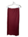 Zara Size M Maroon Red Polyester Micro Pleats Long Sleeve Button Front Skirt Set Maroon Red / M