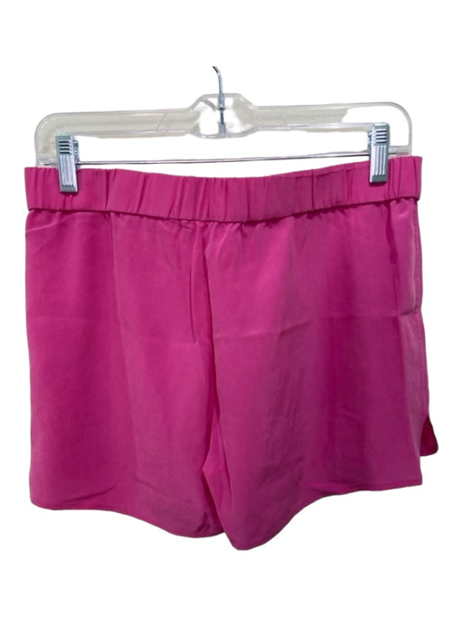 Equipment Size S Pink Silk Elastic Waist Mini Shorts Pink / S