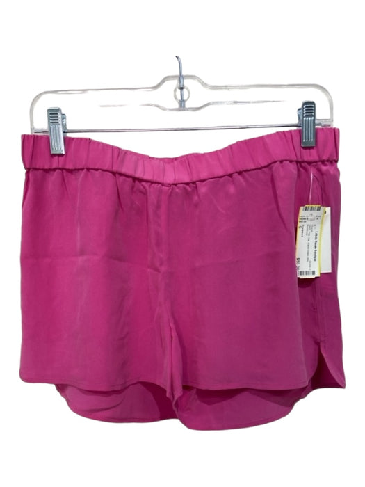 Equipment Size S Pink Silk Elastic Waist Mini Shorts Pink / S