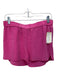 Equipment Size S Pink Silk Elastic Waist Mini Shorts Pink / S