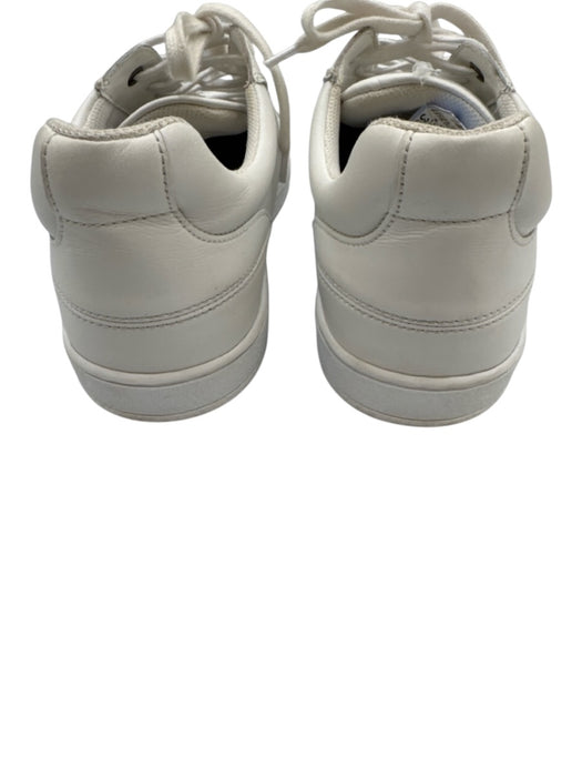 Christian Dior Shoe Size 39.5 White, Black, Taupe Leather Upper Logo Sneakers White, Black, Taupe / 39.5
