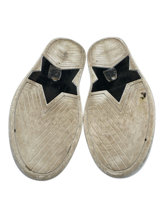 Christian Dior Shoe Size 39.5 White, Black, Taupe Leather Upper Logo Sneakers White, Black, Taupe / 39.5