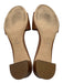 CH Carolina Herrera Shoe Size 40 Tan Brown Leather Block Heel Logo Mule Sandals Tan Brown / 40