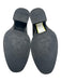 Angela Scott Shoe Size 39 Black Patent Oxford Fringe Stacked Heel Loafers Black / 39