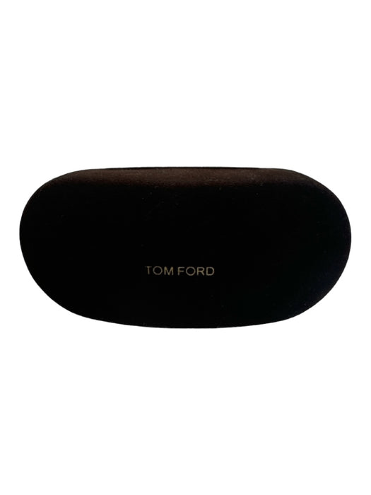 Tom Ford Brown Acetate round Oversized Gold Hardware Sunglasses Brown
