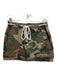 Ramy Brook Size S Green Cotton Camo Stud Detail Mini Rope Belt Skirt Green / S