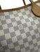 Louis Vuitton White Print Coated Canvas Damier Azur Tote Pouch Inc. Bag White Print / GM