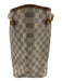 Louis Vuitton White Print Coated Canvas Damier Azur Tote Pouch Inc. Bag White Print / GM