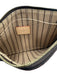Louis Vuitton Brown Print Coated Canvas Damier Ebene Wristlet Pouch Clutch Brown Print