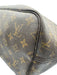 Louis Vuitton Brown Print Coated Canvas Monogram Tote Neverfull Bag Brown Print / MM