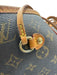 Louis Vuitton Brown Print Coated Canvas Monogram Tote Neverfull Bag Brown Print / MM