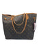 Louis Vuitton Brown Print Coated Canvas Monogram Tote Neverfull Bag Brown Print / MM