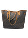 Louis Vuitton Brown Print Coated Canvas Monogram Tote Neverfull Bag Brown Print / MM