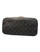 Louis Vuitton Brown Print Coated Canvas Monogram Tote Neverfull Bag Brown Print / MM
