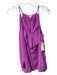 Lily Pulitzer Size Large Purple Silk V Neck Sleeveless Ruffle Detail Tassel Top Purple / Large