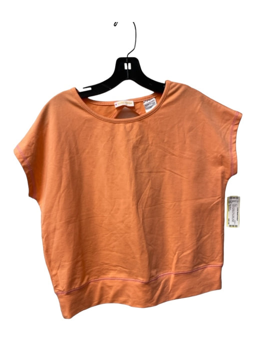 Molly Moran Size Medium Peach & Pink Cotton Round Neck Drop sleeve Skirt Peach & Pink / Medium