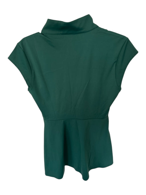 Addison Bay Size M Green & Pink Nylon Blend Cap Sleeve Front Zip Athletic Dress Green & Pink / M