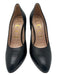 Gucci Shoe Size 37 Black Leather Almond Toe Closed Heel Stiletto Pumps Black / 37