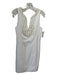 Lilly Pulitzer Size 10 White & Gold Cotton Textured Beaded Sleeveless Dress White & Gold / 10