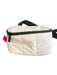 Calpak Pink & Black Nylon Zip Pocket Waist Belt Inside Pocket Puff Bag Pink & Black / S