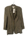Current/Elliot Size 2 Army Fatigue Green Tencel Button Up Long Sleeve Top Army Fatigue Green / 2