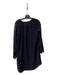 Cabi Size XS Navy Blue & Black Polyester V Neck Sheer Long Sleeve Dress Navy Blue & Black / XS