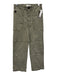 Frame Size 26 Sage green Cotton & Elastane Zip Fly High Rise Patch Pockets Pants Sage green / 26