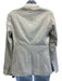 Lardini Size 40 Cream Gray Linen Blend Patch Pocket Long Sleeve Blazer Jacket Cream Gray / 40