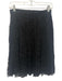 St. John Couture Size 6 Black Floral Lace Skirt Black / 6