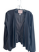 Hutch Size M Black Polyester Suede Long Sleeve Open Front Cropped Jacket Black / M