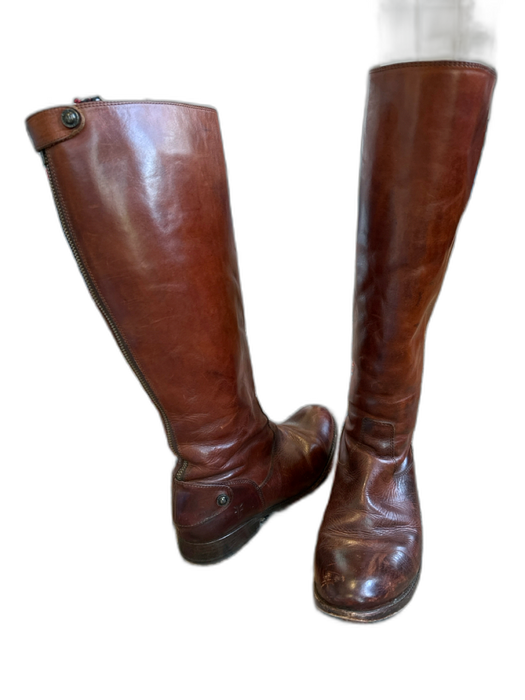 Frye Shoe Size 9.5 Dark Brown Leather Knee High Boots Dark Brown / 9.5