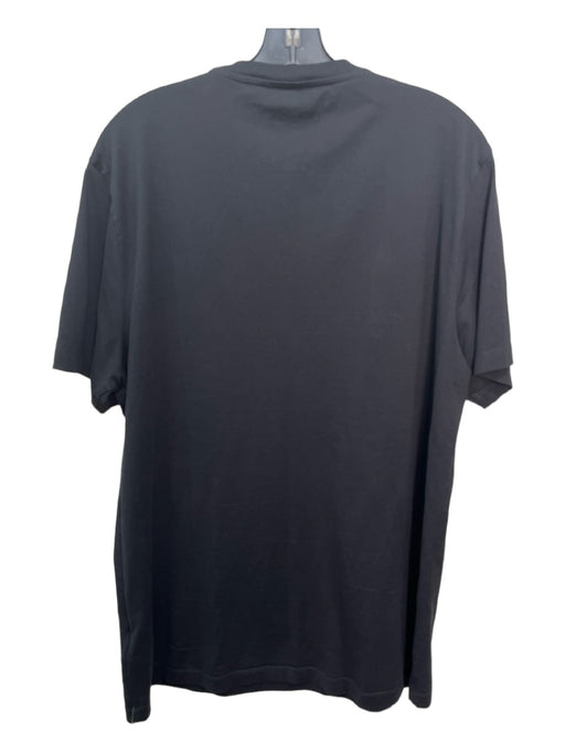 Versace Size XXL Black & White Cotton logo short sleeve Men's Short Sleeve XXL