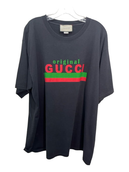 Gucci Size xxxl Black & Multi-Color Cotton Graphic short sleeve Short Sleeve xxxl